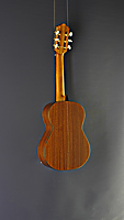Juan Aguilera, Model ni&ntilde;a 52, 1/4 children`s guitar, spruce, mahogany, scale 52 cm, back view