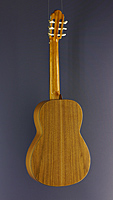 Vicente Sanchis, Modell 1902, kleines Torres-Modell, klassische Gitarre, Mensur 64 cm, Zeder, Nussbaum, R&uuml;ckseite