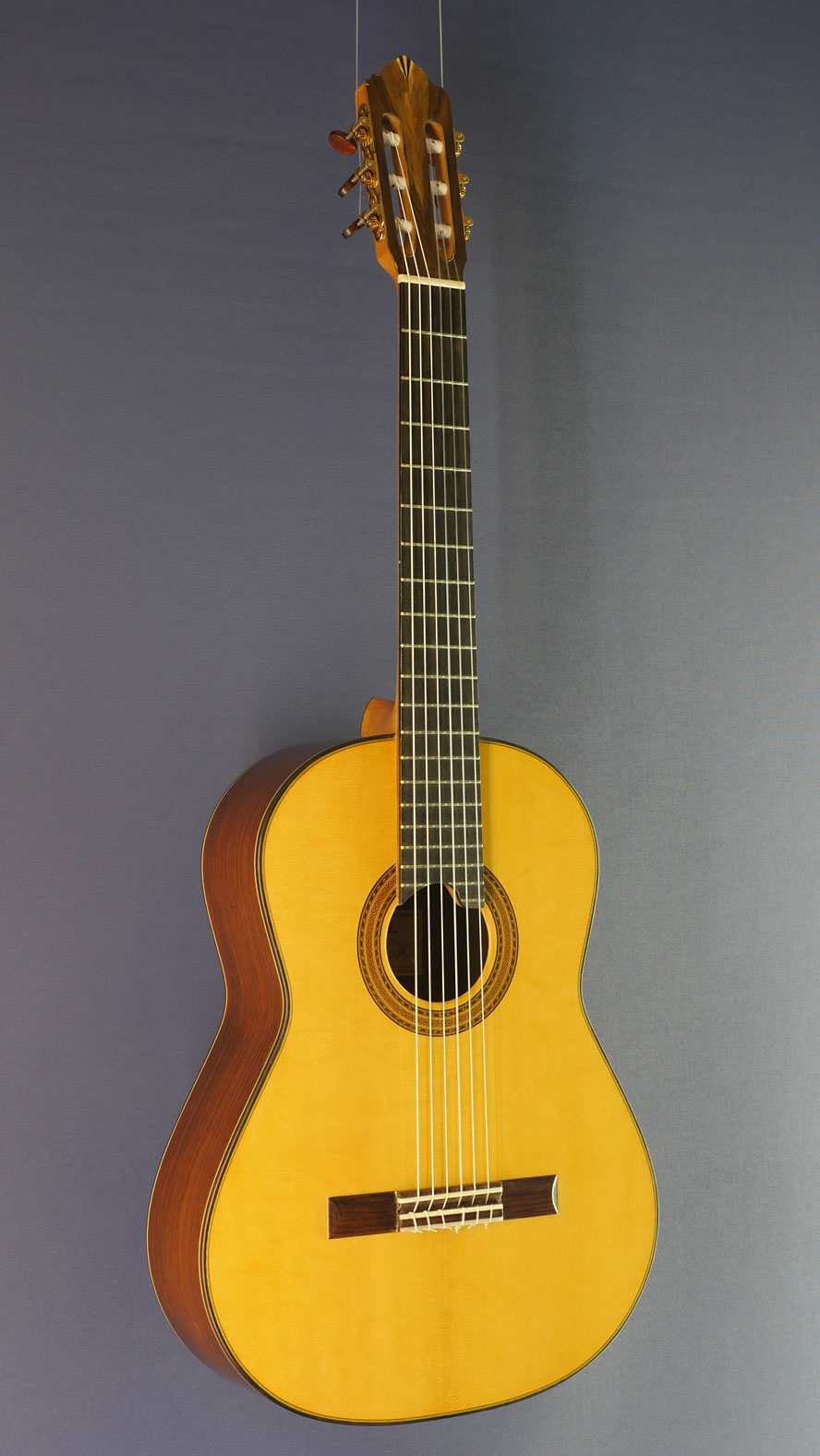 Andr&eacute;s D. Marvi classical guitar spruce rosewood, year 2021, luthier guitar