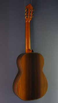Antonius M&uuml;ller Meistergitarre Zeder, Riopalisander, Baujahr 2017, R&uuml;ckseite