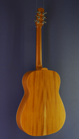 Christian Stoll, luthier, PT 59 steel-string guitar spruce, mahogany, back view