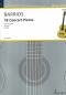 Preview: Barrios Mangore, Agustin: 18 Concert Pieces Vol. 1, Gitarre solo, Noten