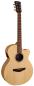 Preview: Faith FKV Venus Electro Naked Cutaway, Akustikgitarre mit Tonabnehmer, mit Hülle