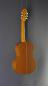 Preview: Children's guitar Juan Aguilera, model niña 58, ¾ guitar with 58 cm scale and solid cedar top, back view