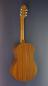 Preview: Konzertgitarre mit 64 cm kurzer Mensur - Ricardo Moreno, Modell 1a 64 Zeder, spanische Gitarre mit massiver Zederdecke, Rückseite