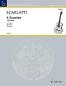 Preview: Scarlatti, Domenico: 4 Sonatas, ed. Manuel Barrueco, Guitar solo, sheet music