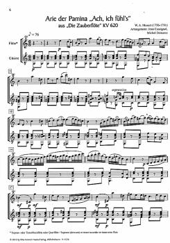 Preview: 6 Duette von Vivaldi bis Elgar für Flöte und Gitarre, Noten Beispiel