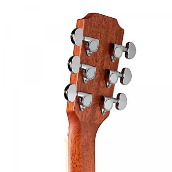 Preview: Akustikgitarre J.N. Ezra, Westerngitarre in Dreadnought-Form mit massiver Zederdecke, sunburst lackiert, kopf, Mechanik