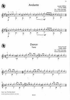 Preview: Ansorge, Peter, Szordikowski, Bruno, Hegel, Martin: Easy Concert Pieces Band 1, Noten für Gitarre solo leicht Beispiel