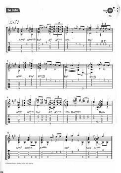 Preview: Autschbach, Peter: Jazzgitarrenbu.ch (+ online Video), Gitarrenschule Beispiel