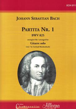 Bach, Johann Sebastian: Partita Nr. 1, BWV 825 für Gitarre solo
