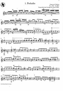 Preview: Baroque Guitar Anthology Vol. 4, Barock Sammlung für Gitarre solo, Noten Beispiel