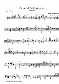Preview: Barrios Mangore, Agustin: Music Album for Guitar Vol. 2, Gitarre solo Noten Beispiel
