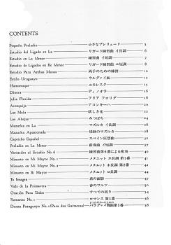 Preview: Barrios Mangore, Agustin: Music Album for Guitar Vol. 3, Gitarre solo Noten Inhalt