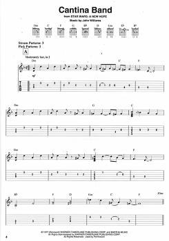 Preview: Best of John Williams für Gitarre solo, Songbook, Filmmusik Noten und Tabulatur Beispiel