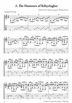 Preview: Bögershausen, Ulli: Folk Jewels for Fingerstyle Guitar, Gitarre solo Noten und Tabulatur Beispiel