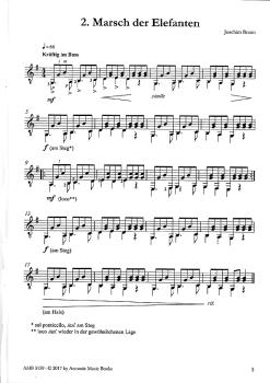 Preview: Braun, Joachim: Gitarrenkekse light Band 2, leichte Gitarrenstücke, Noten