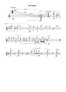 Preview: Bröder, Alois: 5 Verse für Gitarre solo, Noten Beispiel