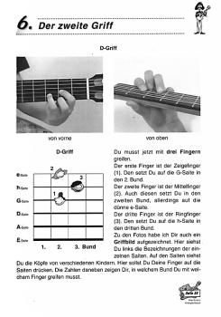 Preview: Bursch, Peter: Peter Bursch`s children's guitar book, guitar method for song accompaniment, with CD sample
