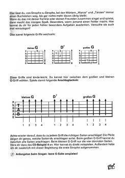 Preview: Bursch, Peter: Peter Bursch`s Kinderliederbuch für Gitarre, mit CD, Songbook Besipiel