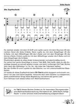 Preview: Bursch, Peter: Weihnachtsliederbuch, Sonbuch für Gitarre, Liedbegleitung