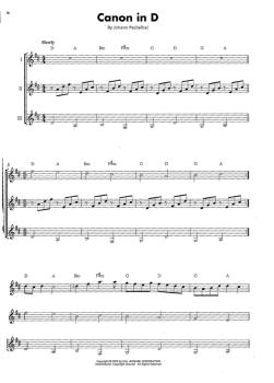 Preview: Essential Elements - Classical Themes für 3 Gitarren oder Gitarrenensemble, Noten Beispiel
