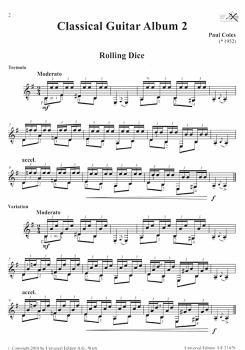Preview: Coles, Paul: Classical Guitar Album Band 2, Noten für Gitarre solo Beispiel