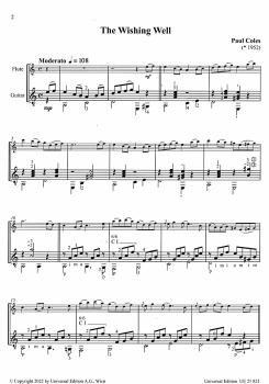 Preview: Coles, Paul: Gaelic & British Melodies für Flöte und Gitarre, Noten Beispiel