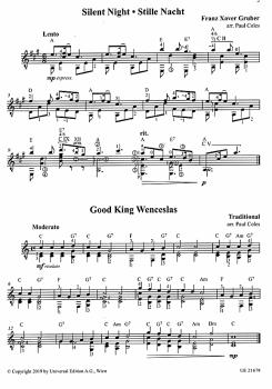 Preview: Coles, Paul: Merry Christmas, Weihnachtslieder für Gitarre solo, Noten Besipiel