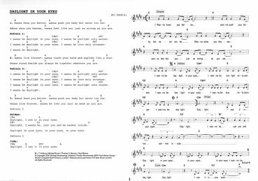 Preview: Das Ding Band 2 mit Noten - Kultliederbuch, Songbook für Gitarre, Melodie, Text und Akkorde Beispiel