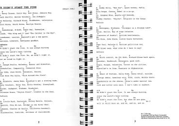 Preview: Das Ding Band 3 ohne Noten - Songbook, Kultliederbuch für Gitarre, Text und Akkorde Beispiel