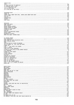 Das Ding Band 3 ohne Noten - Songbook, Kultliederbuch für Gitarre, Text und Akkorde Inhalt
