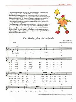 Preview: Das Große Dux Kinderliederbuch für Gitarre Begleitung Beispiel