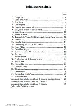 Preview: eimling, Franz-Michael: Sait`an Sait`, für 2-3 Gitarren, leicht, Inhaltsverzeichnis