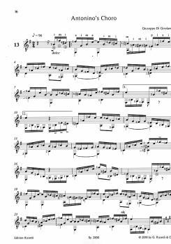 Preview: Di Girolamo, Giuseppe: Guitar Moments - 25 Stücke für Gitarre solo, Noten Beispiel