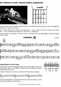 Preview: Diedrich, Michael: Semmelrockin, Barré Technik, Gitarrenschule, Noten Beispiel