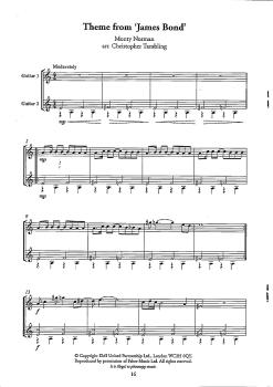 Preview: Tambling, Christopher: Don`t You Just Love These Tunes für 2 Gitarren, Noten Beispiel