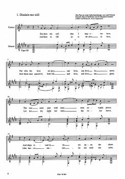 Preview: Dowland, John: A Pilgrimes Solace Teil 1, für Gesang und Gitarre aus der Reihe Sämtliche Lieder im Urtext, Noten Beispiel