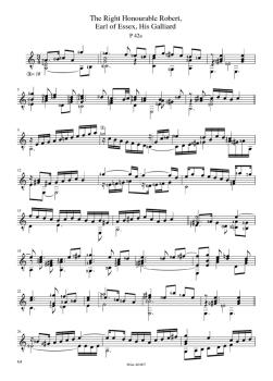 Preview: Dowland, John: Sämtliche Lautenwerke im Urtext Vol. 2 - Pavanen und Galliarden für Gitarre solo, Noten Beispiel