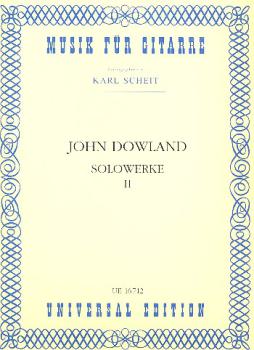 Dowland, John: Solowerke 2 für Gitarre, Karl Scheit Edition, Noten für Gitarre solo