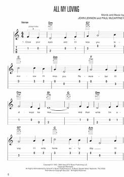 Preview: Easy Songs for Ukulele, Songbook mit Melodie in Noten und Tabulatur, sehr leicht, Herausgeber Lil Rev