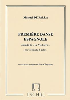 Falla, Manuel de: Premiere Danse Espagnole, extrait de la vie breve für Cello und Gitarre, Noten