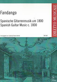 Fandango - Spanische Gitarrenmusik um 1800, Noten für Gitarre solo