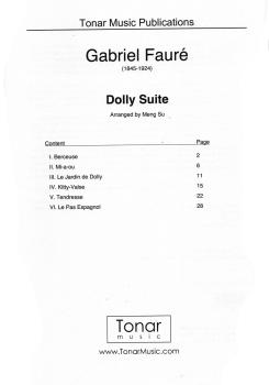 Preview: Fauré, Gabriel: Dolly Suite, arr. Beijing Guitar Duo, Gitarrenduo, Noten Inhalt