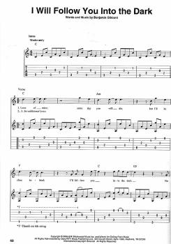 Preview: Fingerpicking Acoustic Hits für Gitarre solo, Noten und Tabulatur Beispiel