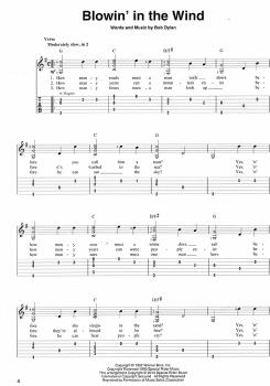 Preview: First Fingerstyle Songs - Beginning Solo Guitar, notes and tab sample