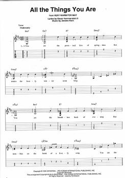 Preview: First Fingerstyle Songs - Beginning Solo Guitar - First Jazz Standards for Guitar solo, sheet music sample