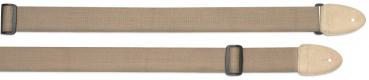 Preview: Guitar strap cotton, textured, beige