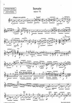 Preview: Giuliani, Mauro: 20 morceaux pour guitare - The Best of, Noten für Gitarre solo Beispiel