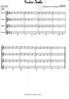 Preview: Harbich, Roland: GitarrenKlassenStarter (+Online Audio) für Gitarrenensemble, Noten Beispiel